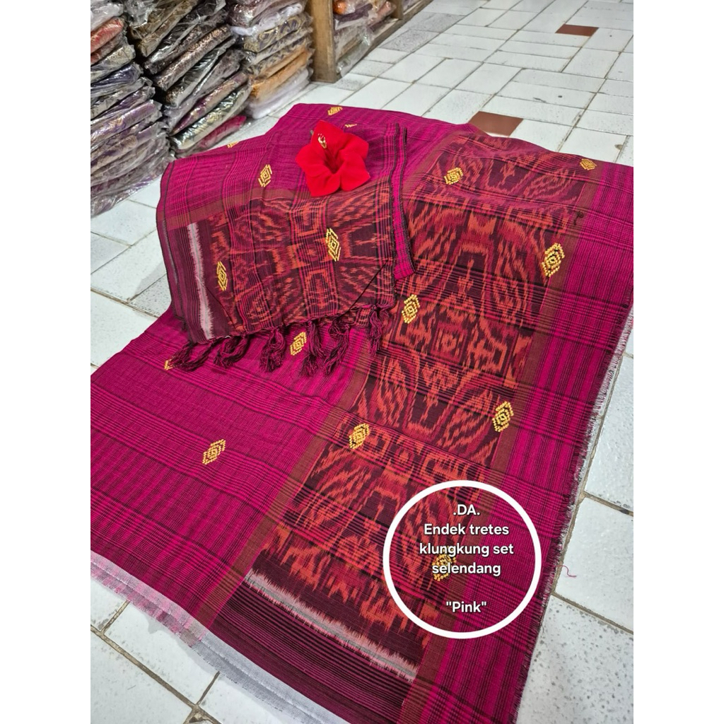 ENDEK TRETES KLUNGKUNG SET SELENDANG