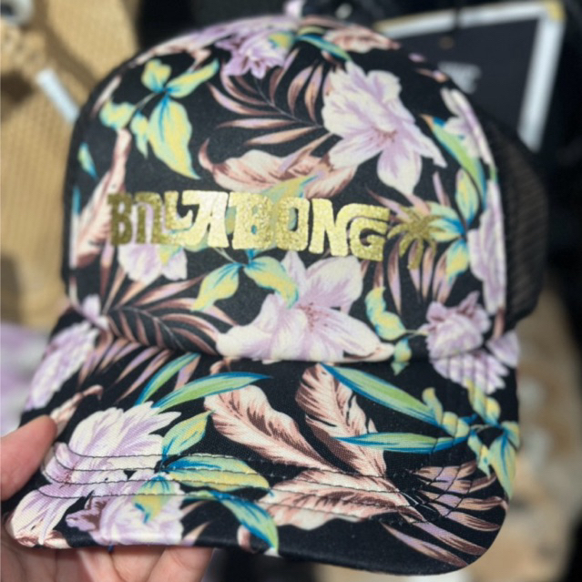 BILLABONG topi trucker bunga dewasa NEW ORIGINAL 100%