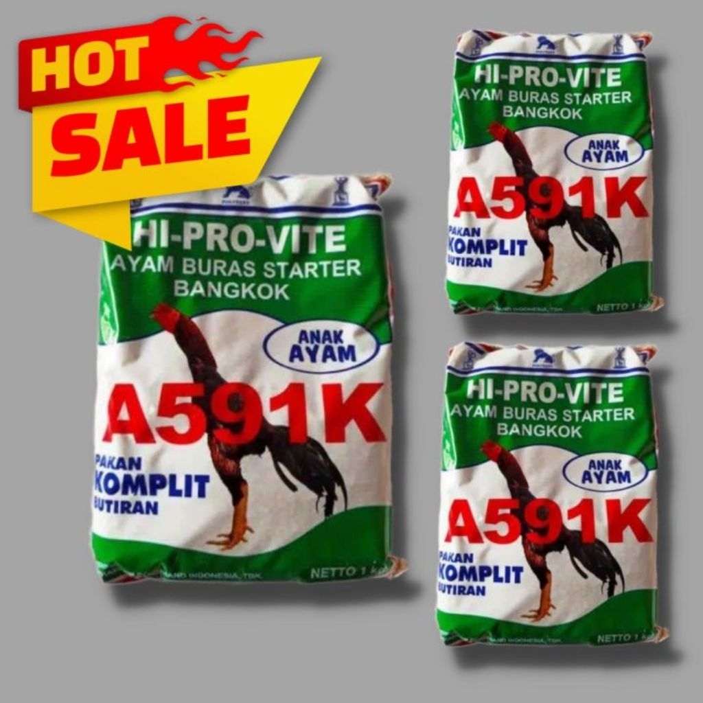 pakan ayam bangkok A 591K untuk starter