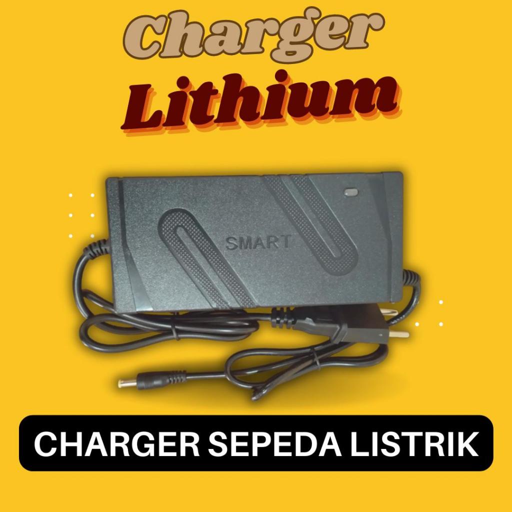 Charger sepeda Lithium Charger Baterai Lithium 48v 36v 24v 12v