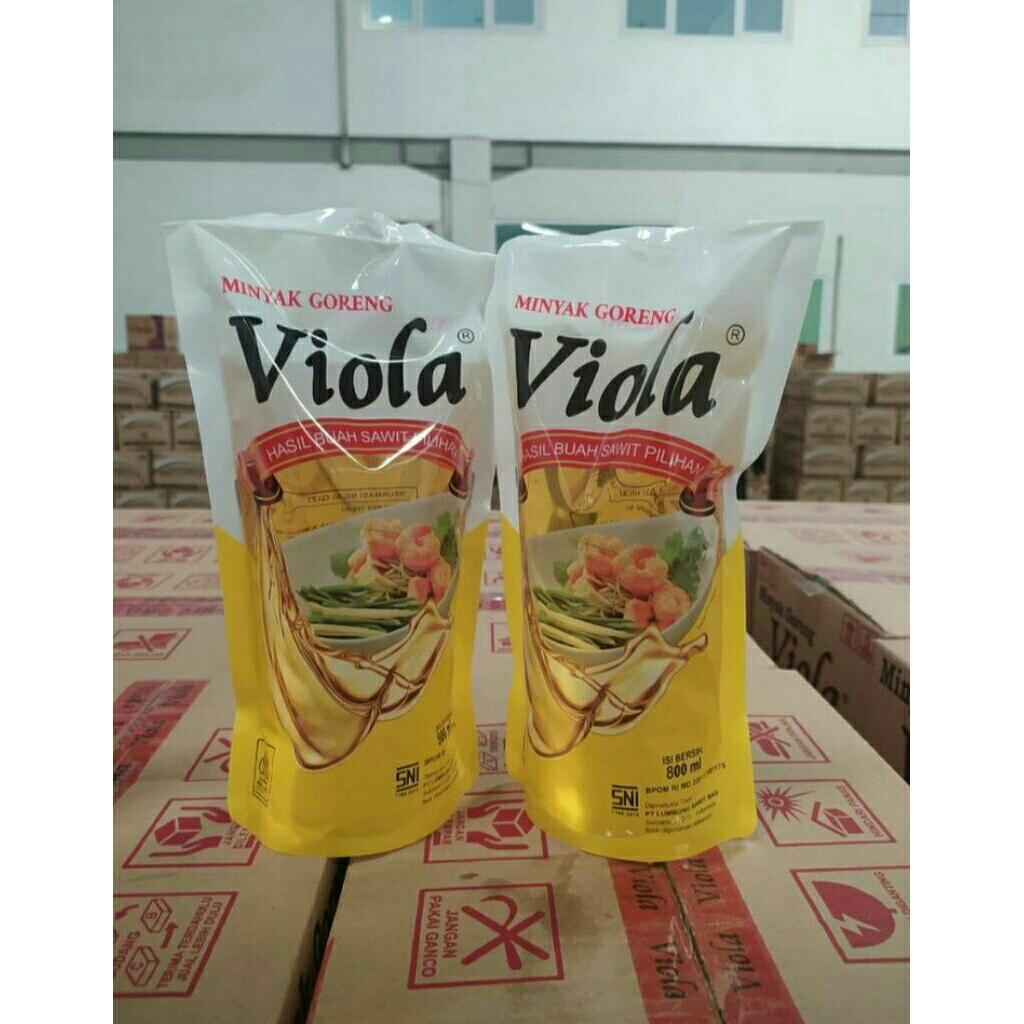 

Minyak goreng viola 800 ml pouch isi 6 pcs
