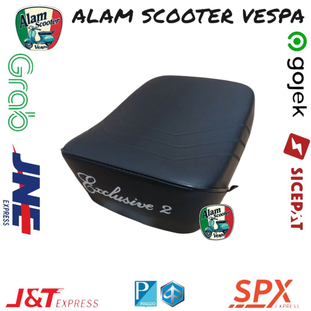 Jok belakang vespa super px exclusive asli merk mg