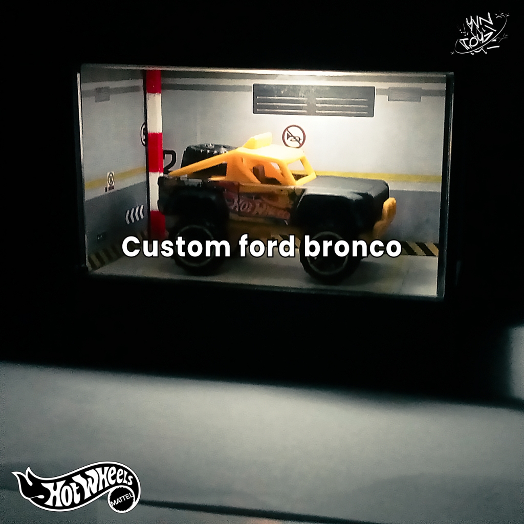 HOTWHEELS HOT WHEELS MAINAN MOBIL ANAK KECIL MURAH HEMAT MOBIL BALAP (CUSTOM FORD BRONCO OFFROAD)