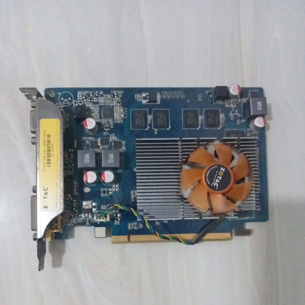 vga zotac gt 210 gt210 1gb ddr2 128 bit