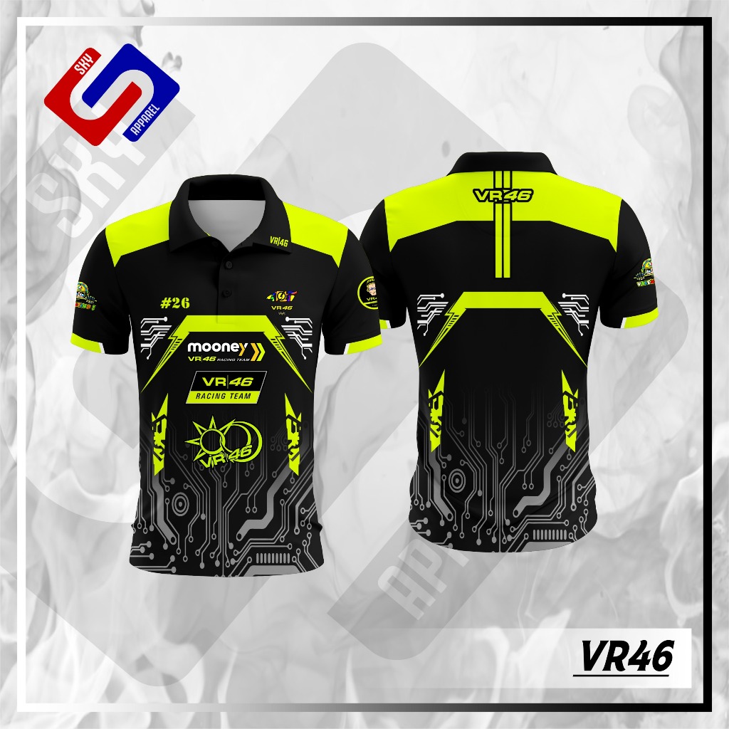 JERSEY VALLENTINO ROSSI | JERSEY VALENTINO ROSSI SATUAN | JERSEY VALENTINO ROSSI CUSTOM | BAJU CLUB 