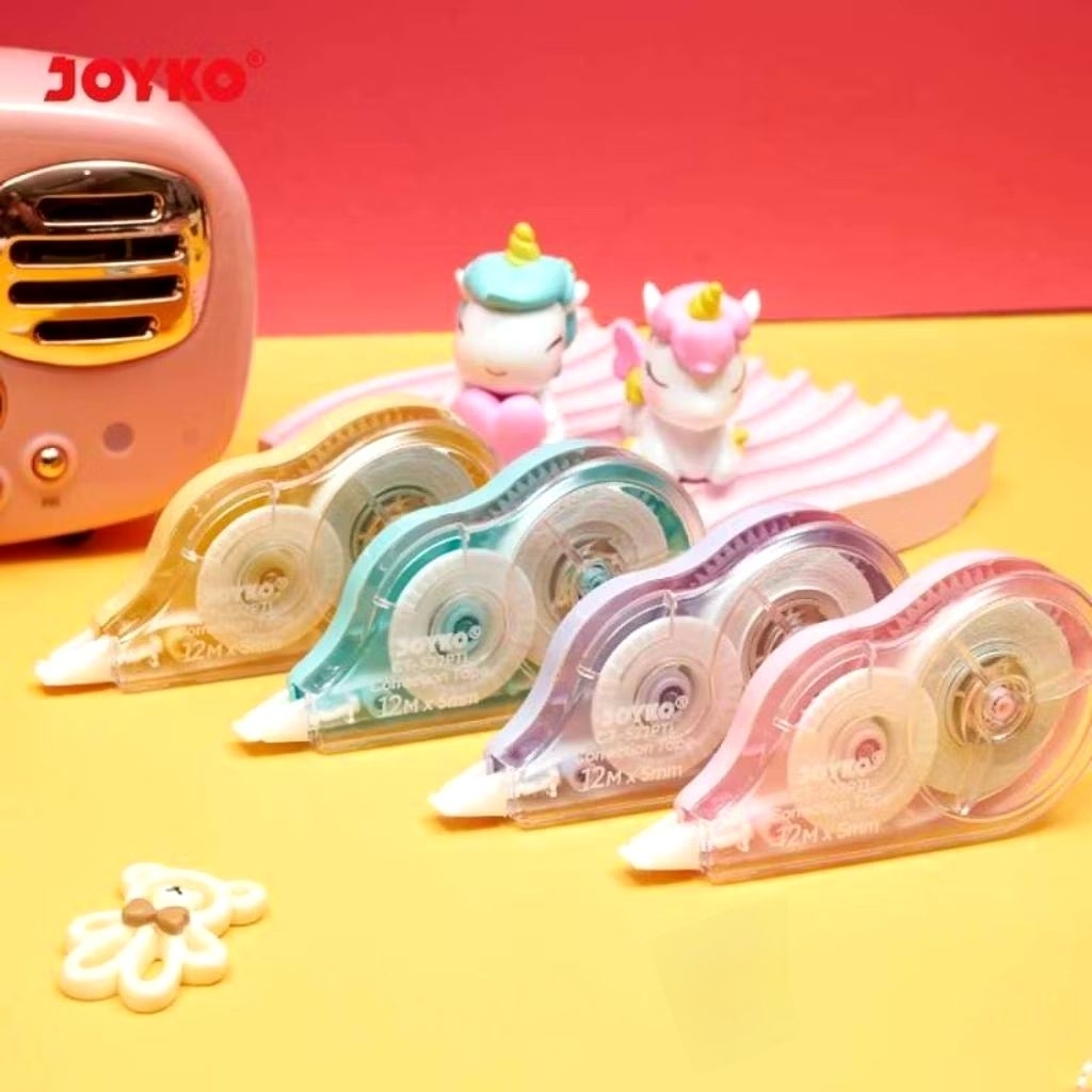 

Correction Tape 12m TipEx Kertas Joyko CT-522 PTL PASTEL Kering