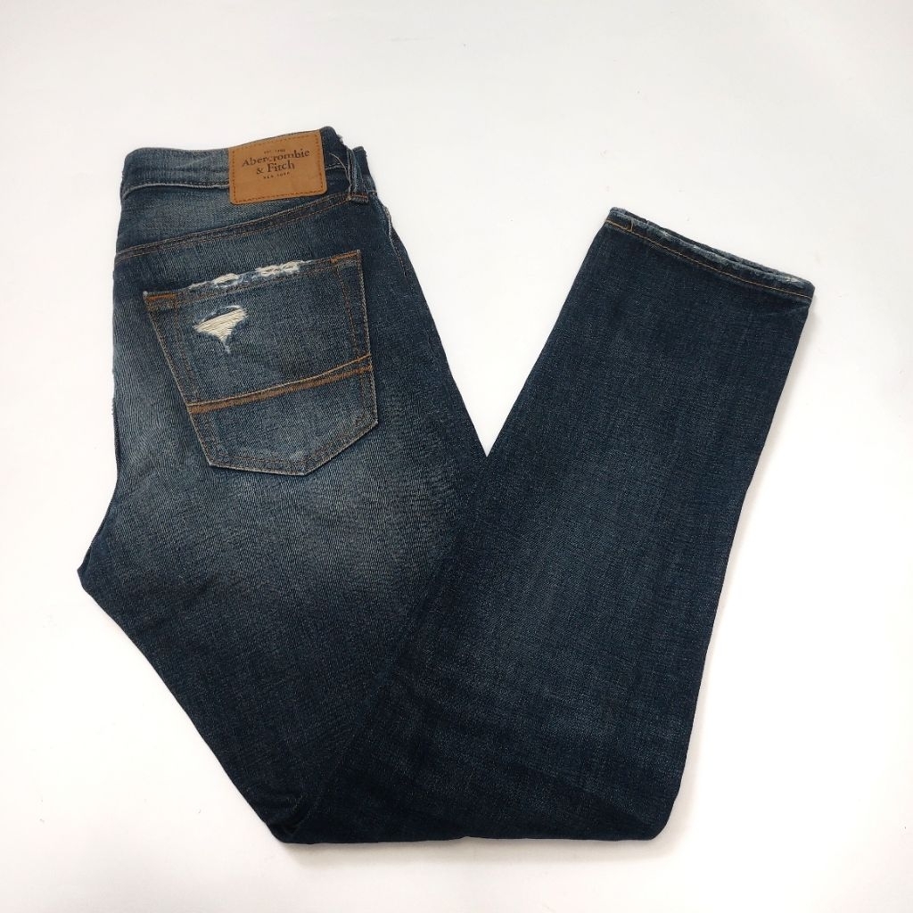 Jeans Abercrombie & Fitch Skinny Ripped Buttons Fly Second
