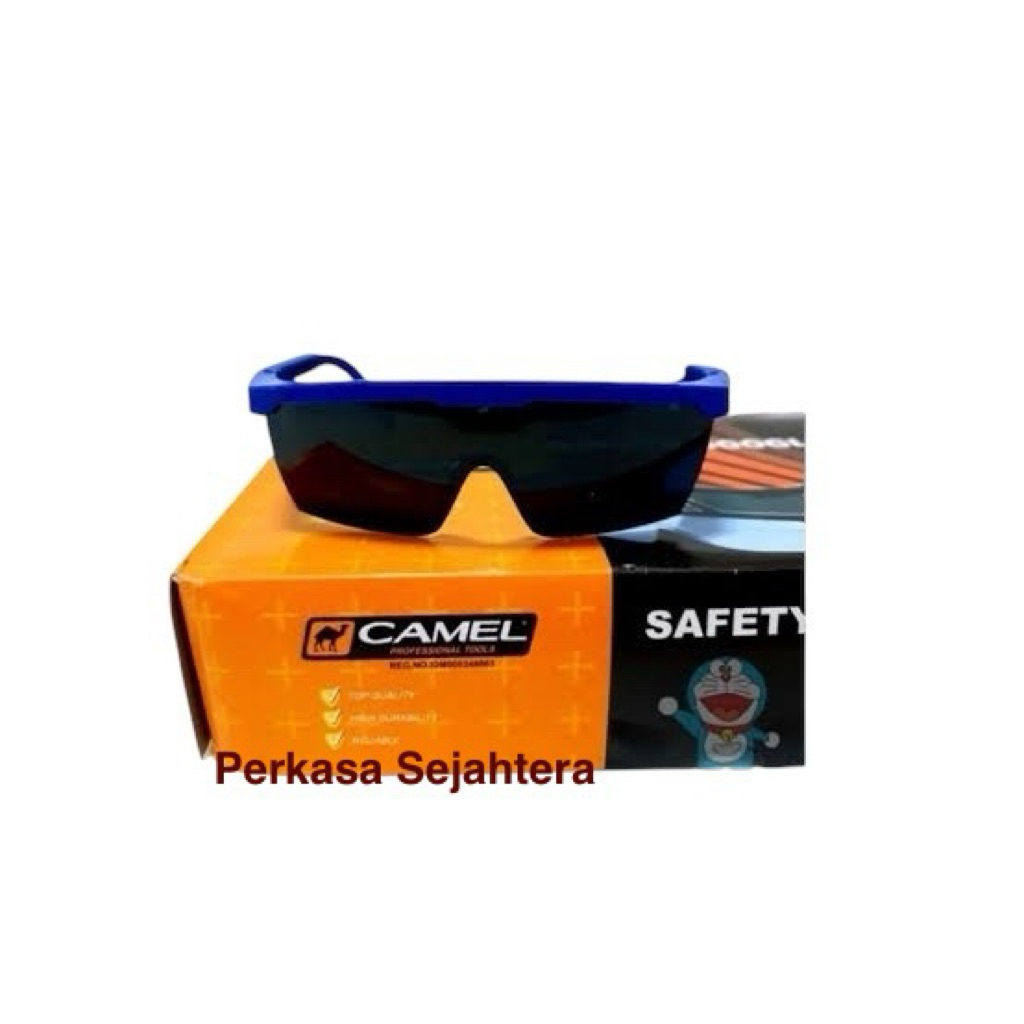 Jual Kacamata Hitam safety Camel las besi / Safety Glasses original