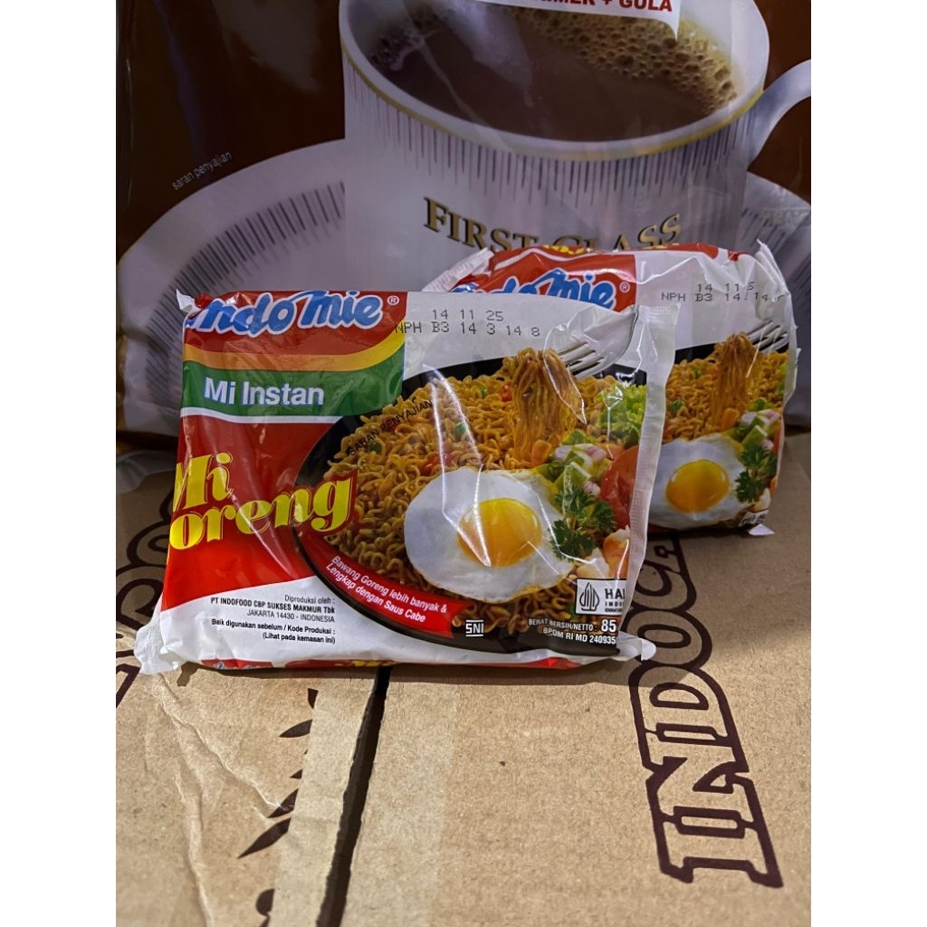 

Indomie Mi Instan Goreng 85gr ( Exp Nov 2025 )
