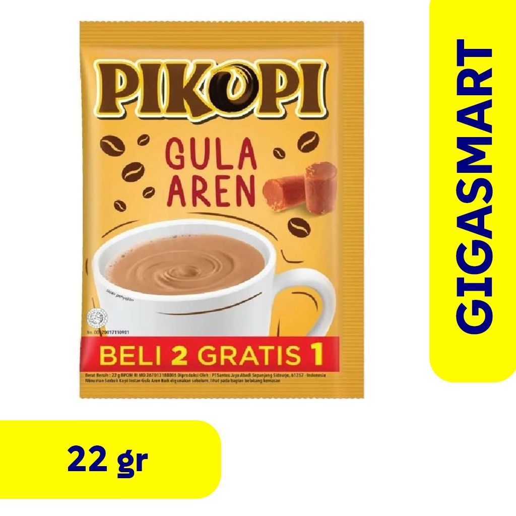 

PIKOPI Gula Aren Kemasan Sachet 22gr 1 Pcs