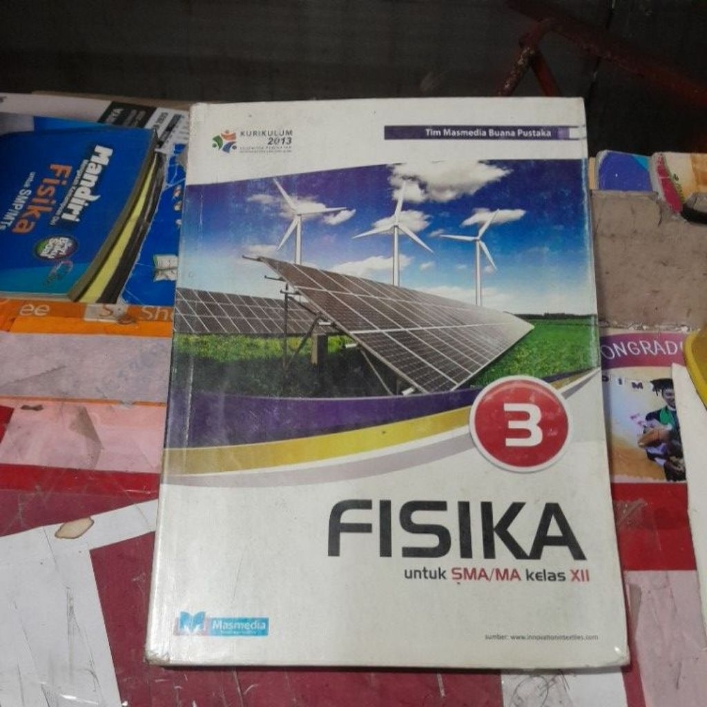 BUKU FISIKA UNTUK SMA/MA KELAS XII/12/3 PENERBIT MASMEDIA