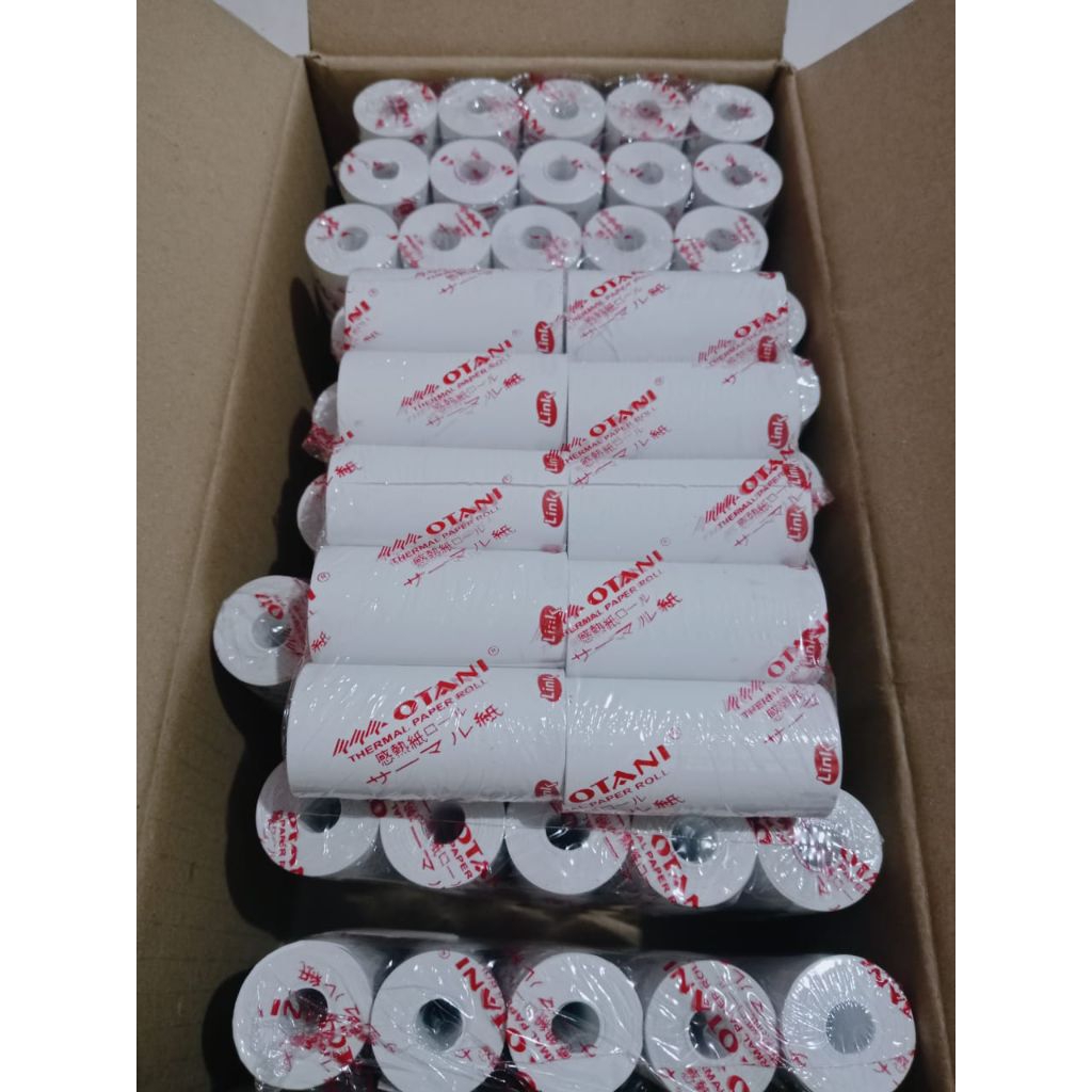 

kertas thermal 57x30mm logo link isi 10pcs/roll