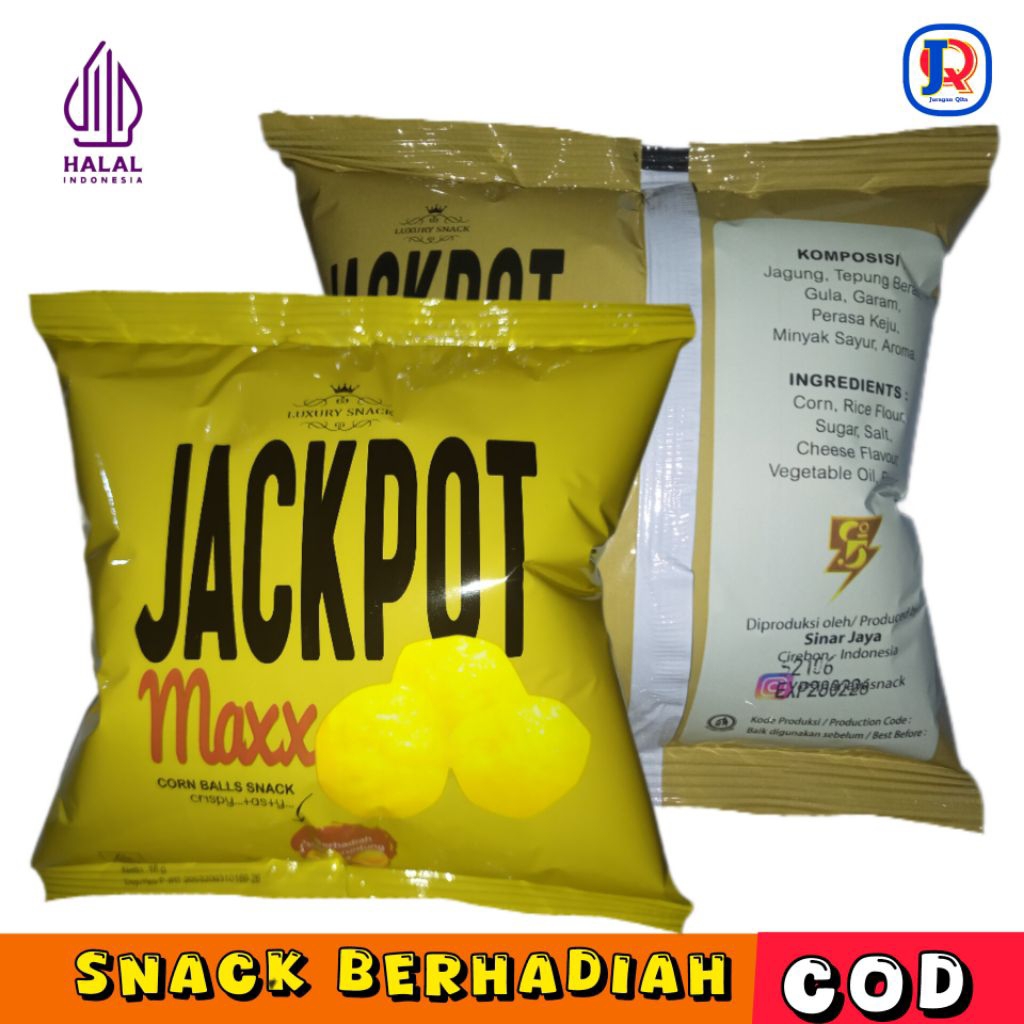 

JACKPOT MAXX CORN BALLS SNACK isi 10pcs
