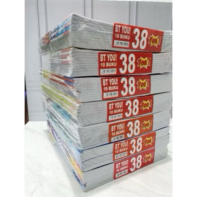 

Buku Tulis You Kiky 38 Halaman (10pcs) || Buku Tulis Murah YOU KIKY 38 HALAMAN 1 PACK isi 10 BUKU