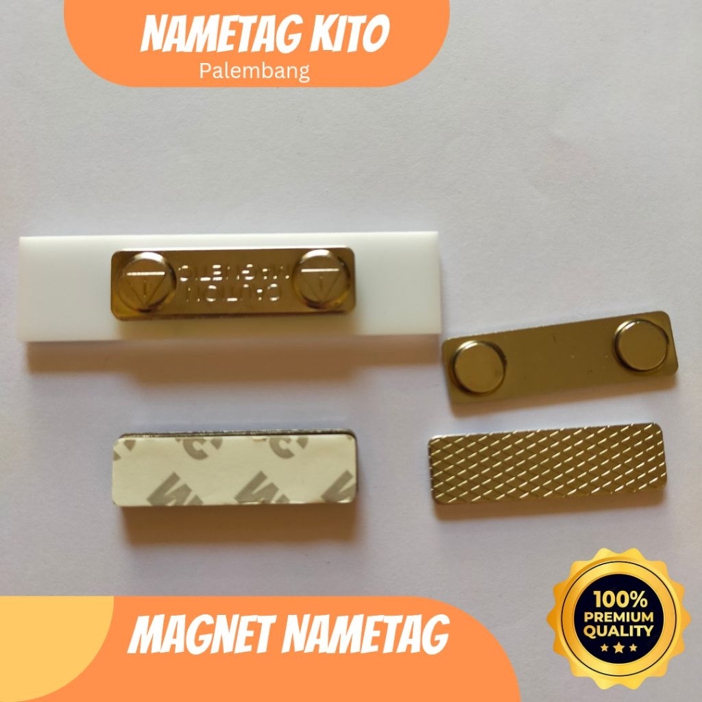 

Magnet Nametag || Bahan magnet Nametag || Perekat magnet Papan Nama satuan