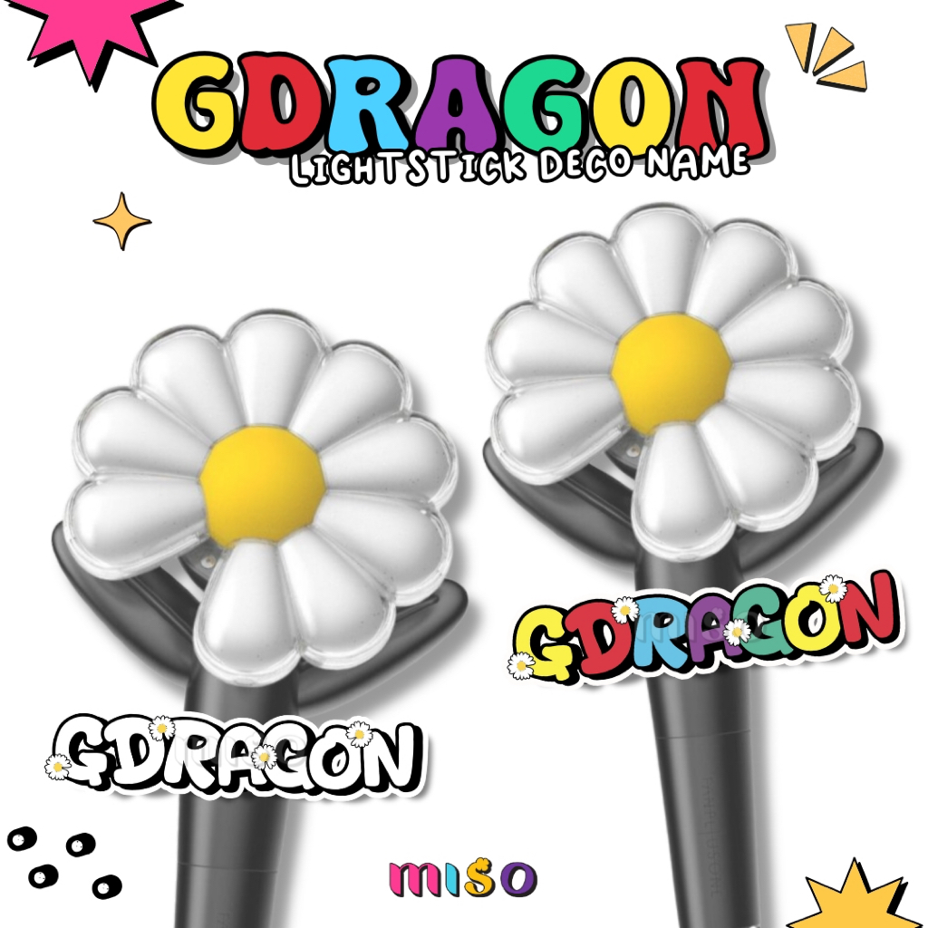 G-Dragon Lightstick DAISYBONG Deco / Hiasan Lightstick / G-Dragon GDragon Lightstick Deco / G-Dragon
