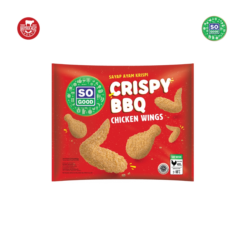 

So Good Crispy BBQ Chicken Wings 400gr - Brothermeatshop