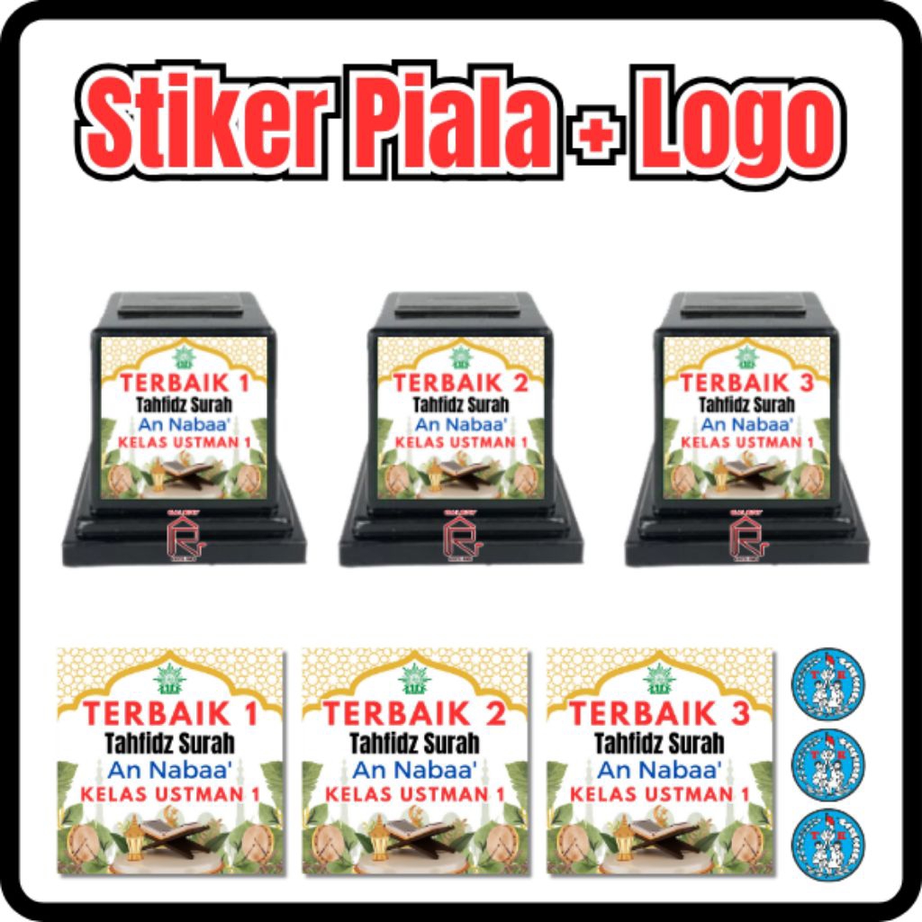 STIKER PIALA | STIKER PLAKAT | STIKER WISUDA | STIKER TATAKAN PIALA CUSTOM