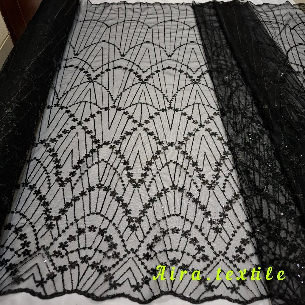 Promo!!! Tile Payet Spankle/Tile Payet Premium/Tile Payet Sequin/Bahan Brokat Kebaya/ Bahan Brukat/H