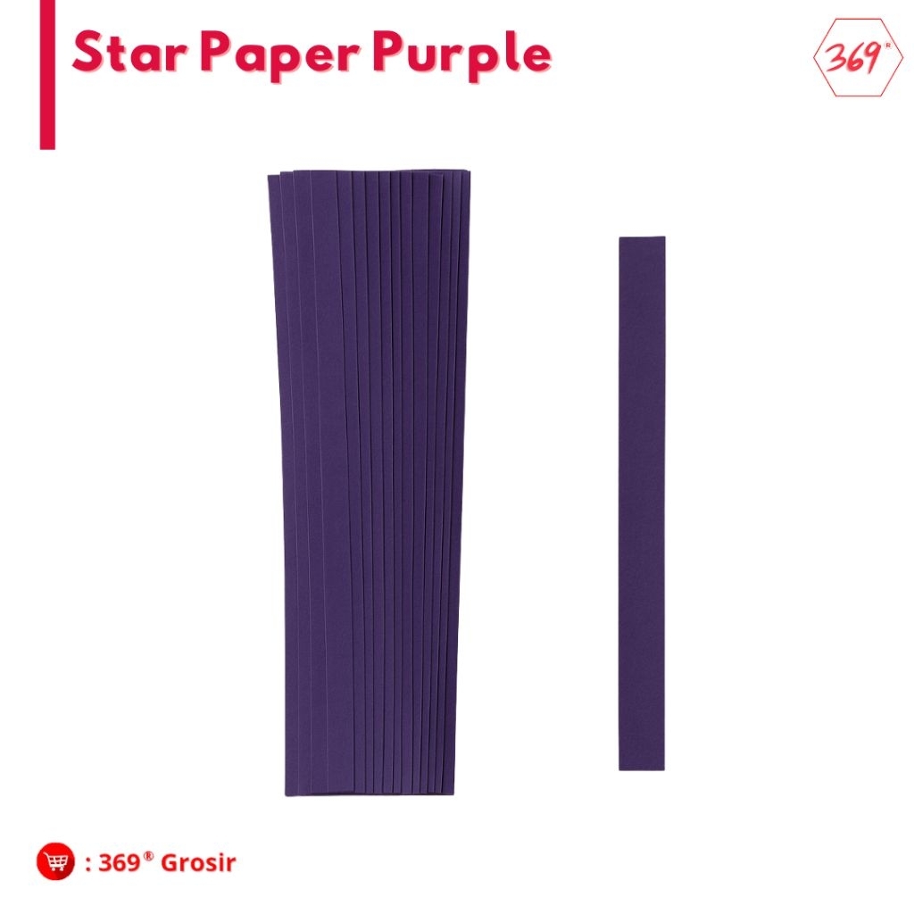 

369 - Star Paper Purple / Ungu