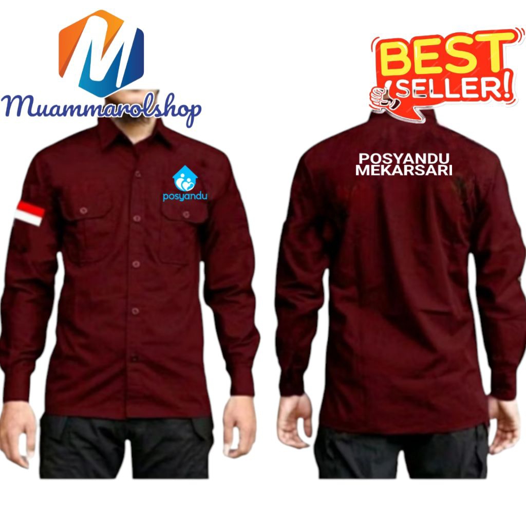 kemeja posyandu kemeja seragam posyandu