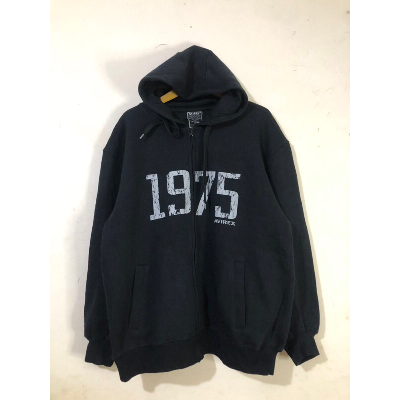 Avirex 1975 Hoodie Vintage 90s