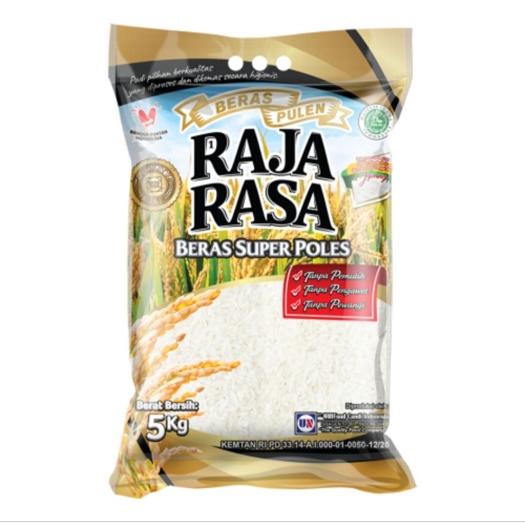 

Raja Rasa Beras Pulen Super Poles Premium Rice 5 Kg