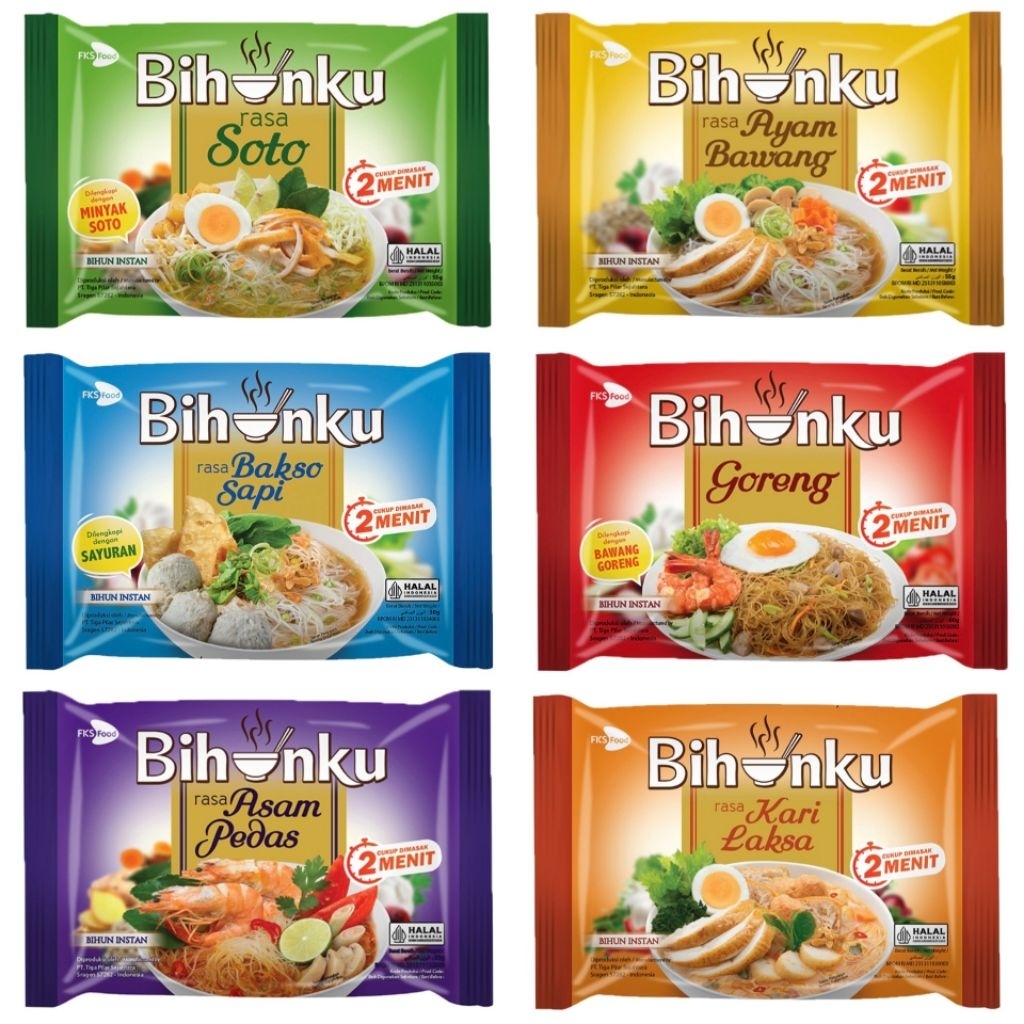 

Bihunku Bihun Mie Instan 55 g