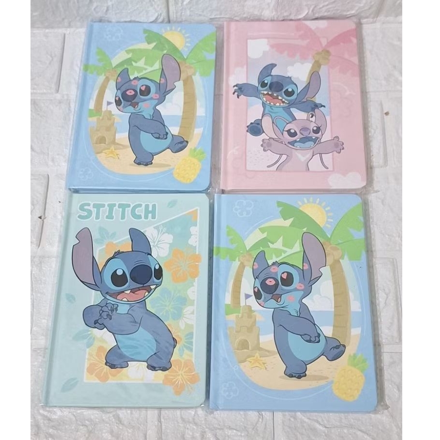 

buku tulis hard cover tebal motif karakter disney lilo and stitch angel scrump original kkv ohsome alat tulis sekolah kantor atk