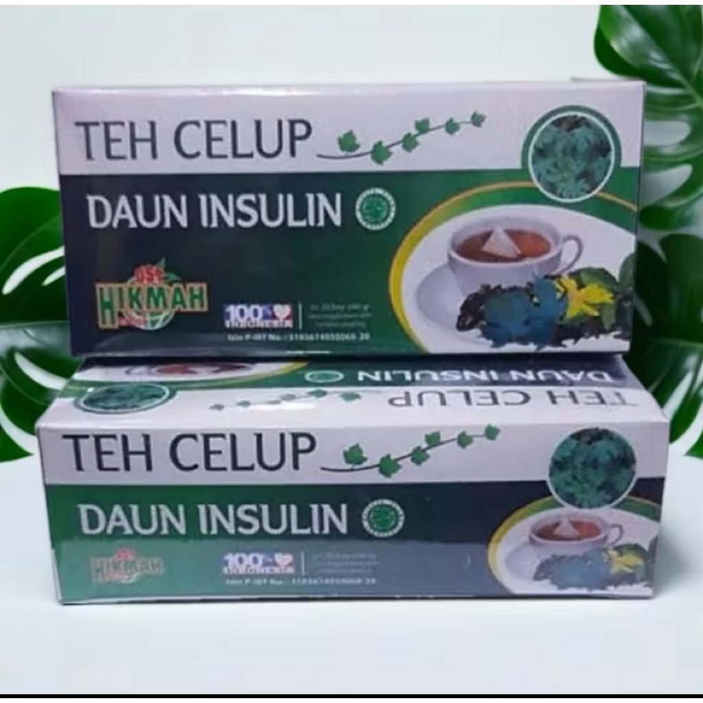 

(BISA COD)Teh celup daun insulin hikmah isi 20 diabetes teh herbal insulin