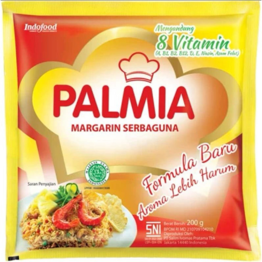 

PALMIA margarin serbaguna 200gram | mentega