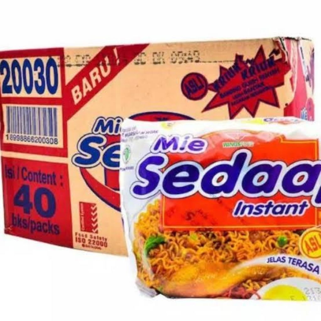 

MIE INSTAN MIE SEDAP GORENG KARTONAN