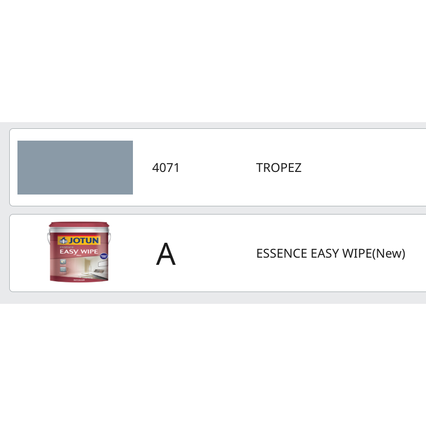 JOTUN EASY WIPE TROPEZ 4071 3,5 LITER