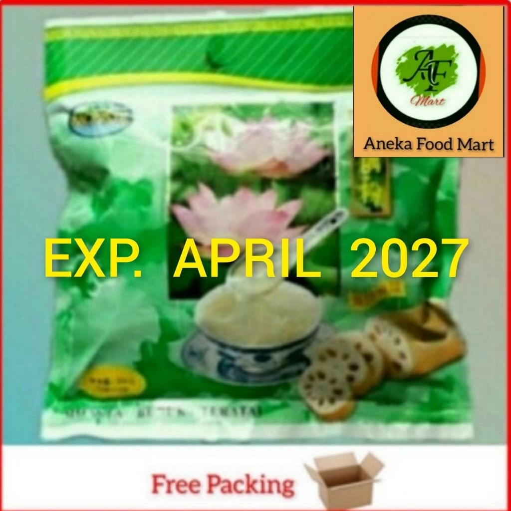 

Monsta Bubuk Teratai 300gr/Minuman Bubuk Yan Bao/Rotus Root Starch/Bubuk Akar Teratai/ oufen/ west lake/ yanbao /akar teratai