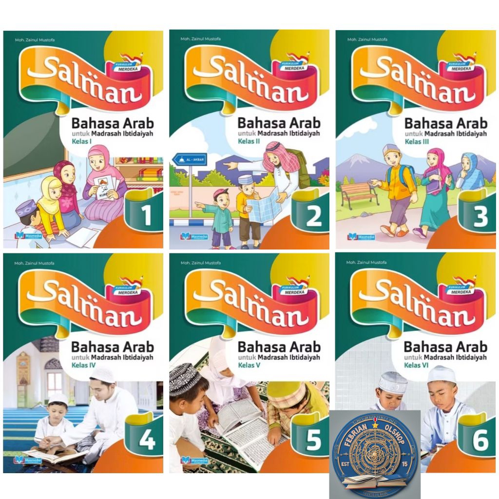 SALMAN BAHASA ARAB MADRASAH IBTIDAIYAH MI KELAS 1 2 3 4 5 6 KURIKULUM MERDEKA MASMEDIA BUANA PUSTAKA