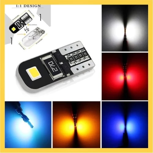 LAMPU SENJA SEIN SIGN LED T10 CANBUS 24 TITIK SMD 4014 ERROR FREE W5W DC 12 VOLT ERROR FREE