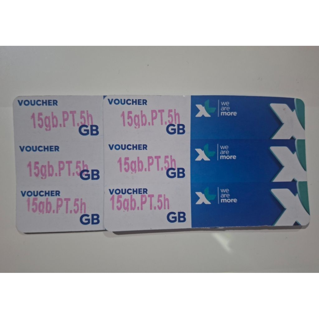 XL Voucher 5hr 15GB (12,5GB+2,5GB) -Bebas puas 5rb/hr