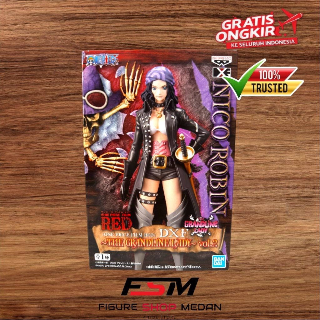 DXF Figure One Piece Nico Robin The Grandline Lady Vol. 2 - Movie Red