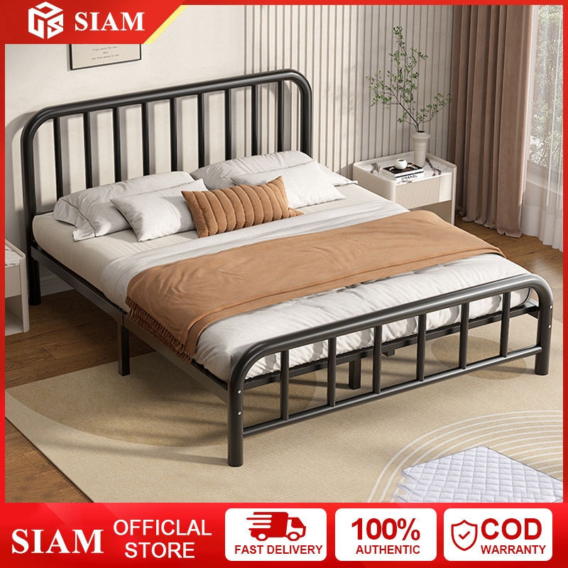 COD Tempat Tidur Besi Ranjang Besi Rangka Tempat Tidur Besi Ranjang Kasur Rangka Tempat Tidur Minima