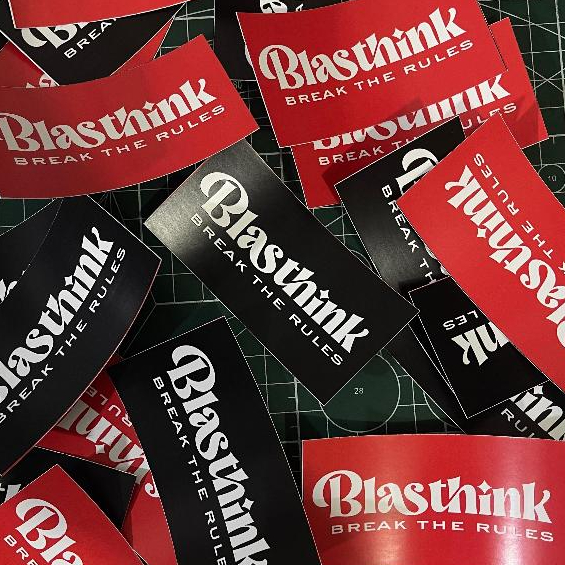 

Blasthink - stiker Vinyl Graftac high quality