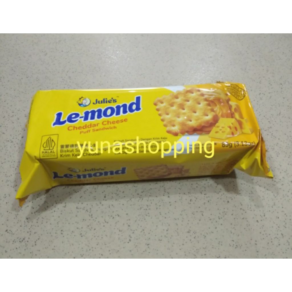 

Julie's Le mond biskuit dengan krim keju 89g