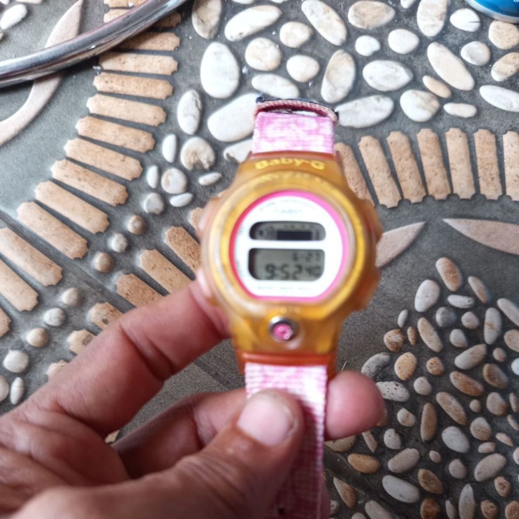 jam baby-g bg-350 vintage full original bekas