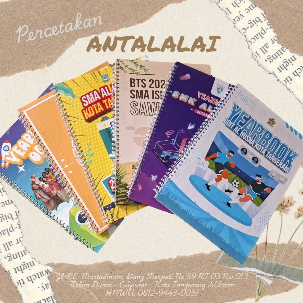 

CETAK BUKU TAHUNAN SEKOLAH ISI 68 HALAMAN SEBANYAK 90 PCS