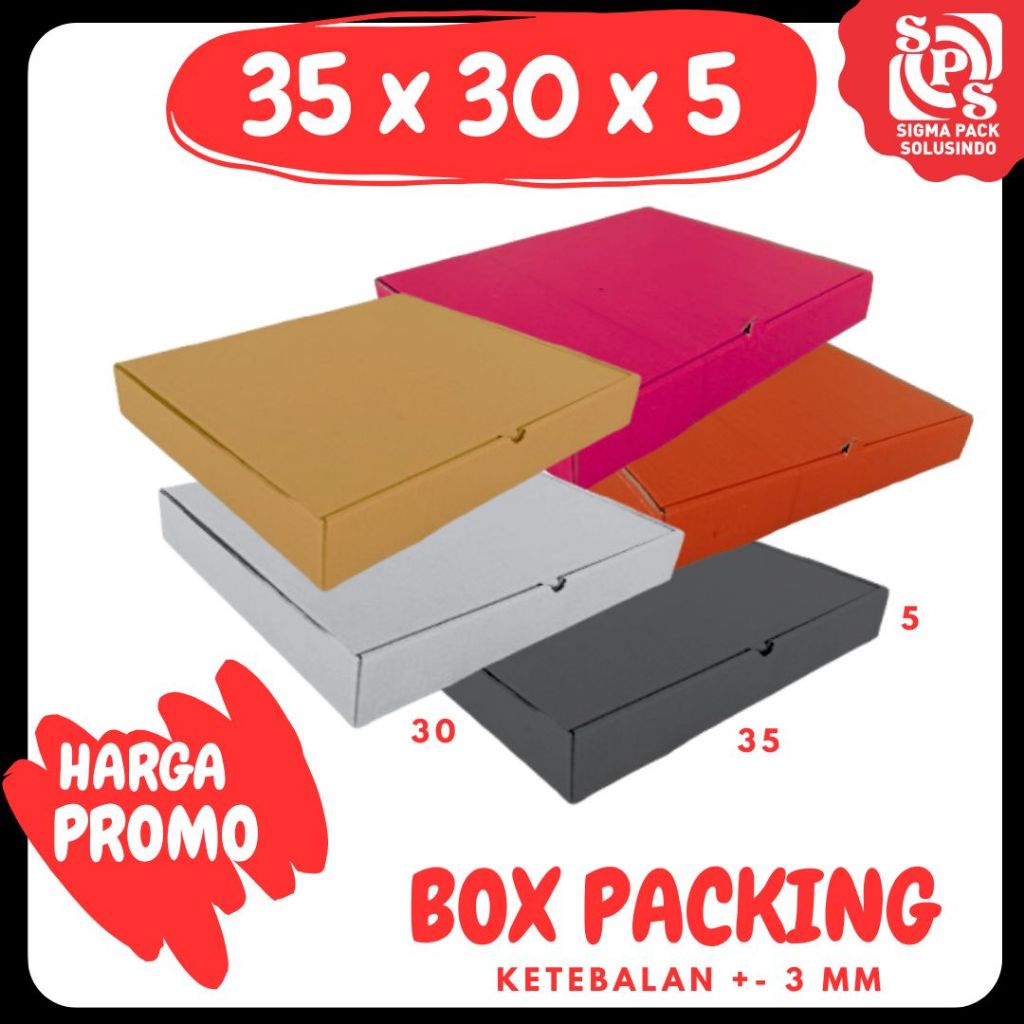 

Box 35x30x5 LD Kardus Packing Kemeja Hampers Selimut Handuk Kotak Dus Kado Zigma Shop