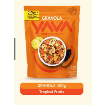 

GRANOLA YAVA TROPICAL FRUIT 400GR