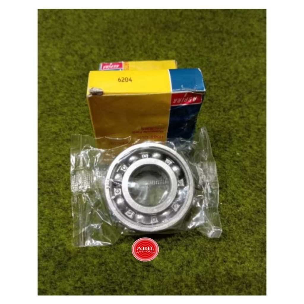 Laher SKF aspira 6204 transmission, gear belakang, krug as, drive shaft, counter shaft, axle shaft, 