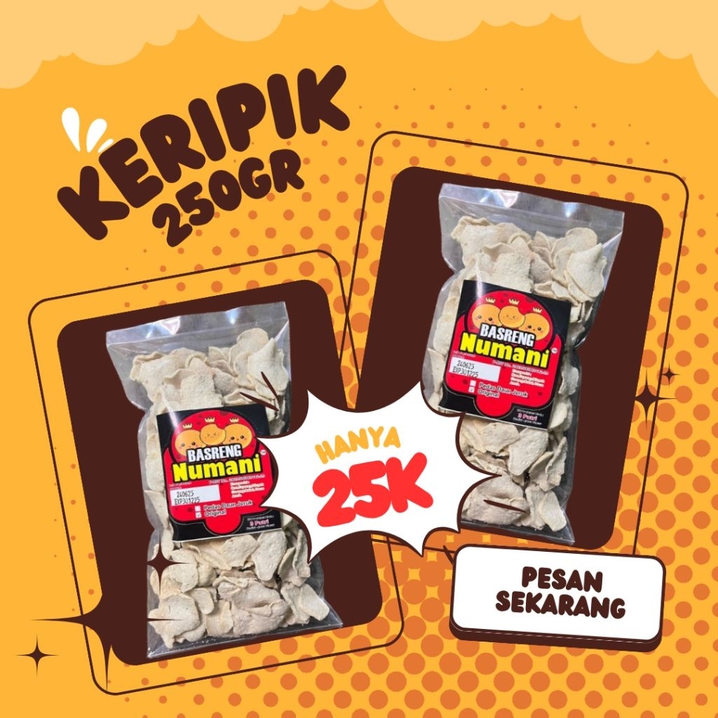 

(NUMANI) Bundling Basreng original 250gram