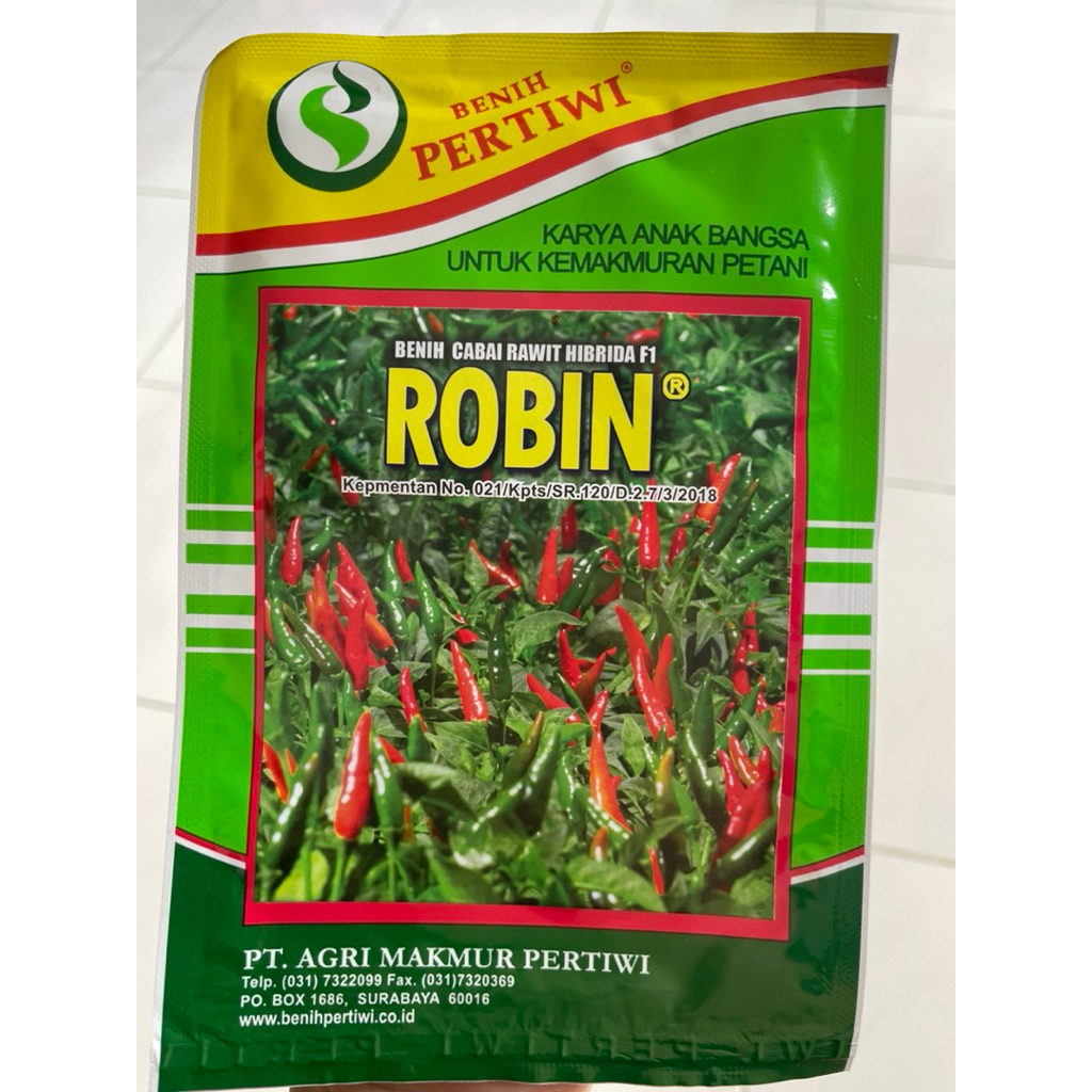 Benih Cabai Rawit Robin Hibrida F1 10gr