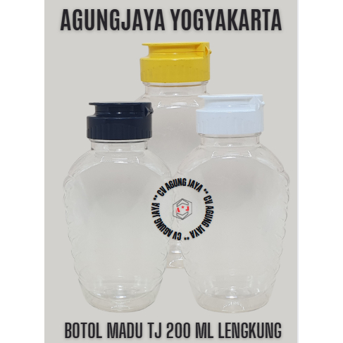 Botol Madu 200 ml TJ / Botol Madu TJ / Botol Madu Tutup Valve
