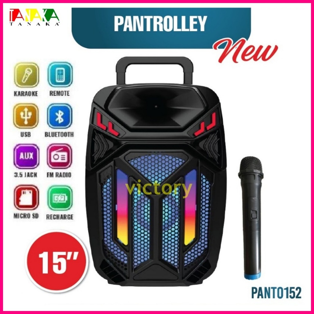 Speaker Aktif Tanaka Diamond Pantrolley 15 Inchi